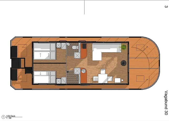 Urlaub Im Schwimmenden Ferienhaus, Mitten In Der